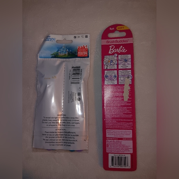 NWOT Toddlers Spoon and Fork Set and Toothbrush - Picture 2 of 8